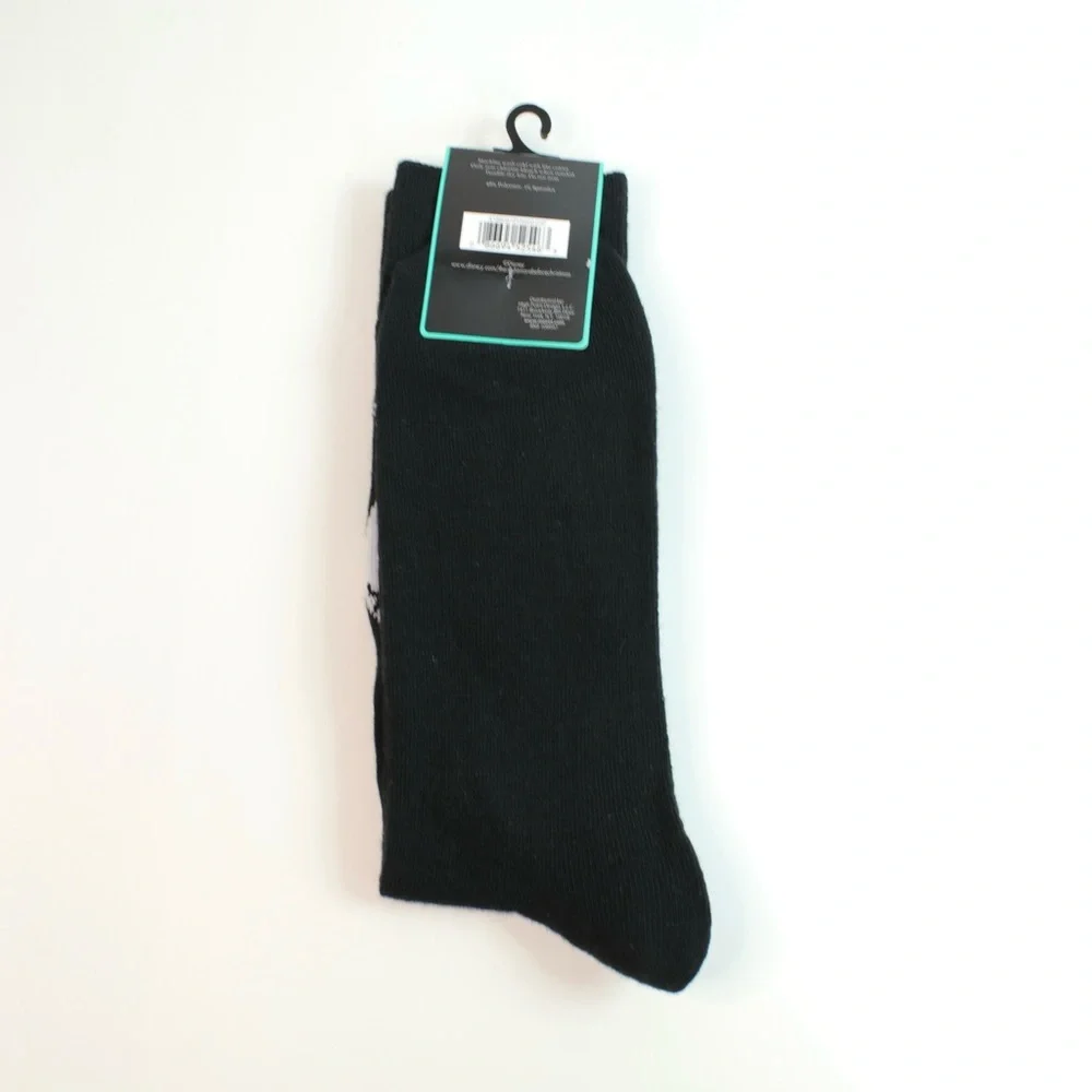 The Nightmare Before Christmas Black Socks Size 10-13 (1 Pair) - NEW